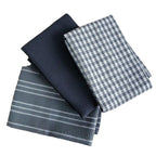 3pcs Kitchen Towels Classic 100% Natural Cotton Tea Towels Dish Cloth Absorbent Lint-Free