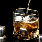 Gold Hoshi Japanese Crystal Whisky Glass