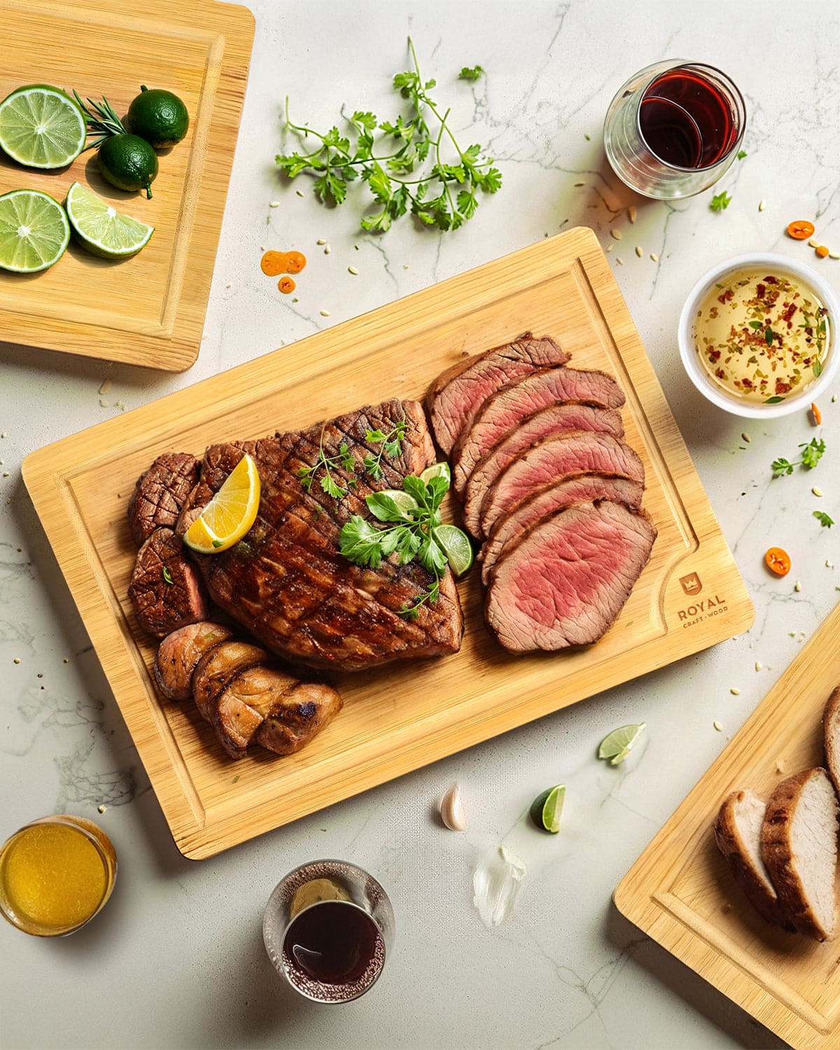 Cutting Board Set of 3, Bamboo