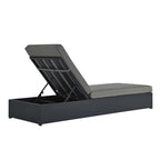 Tahoe Outdoor Patio Powder-Coated Aluminum Chaise Lounge Chair by Modway