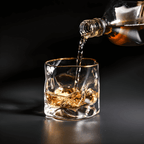 Gold Hoshi Japanese Crystal Whisky Glass