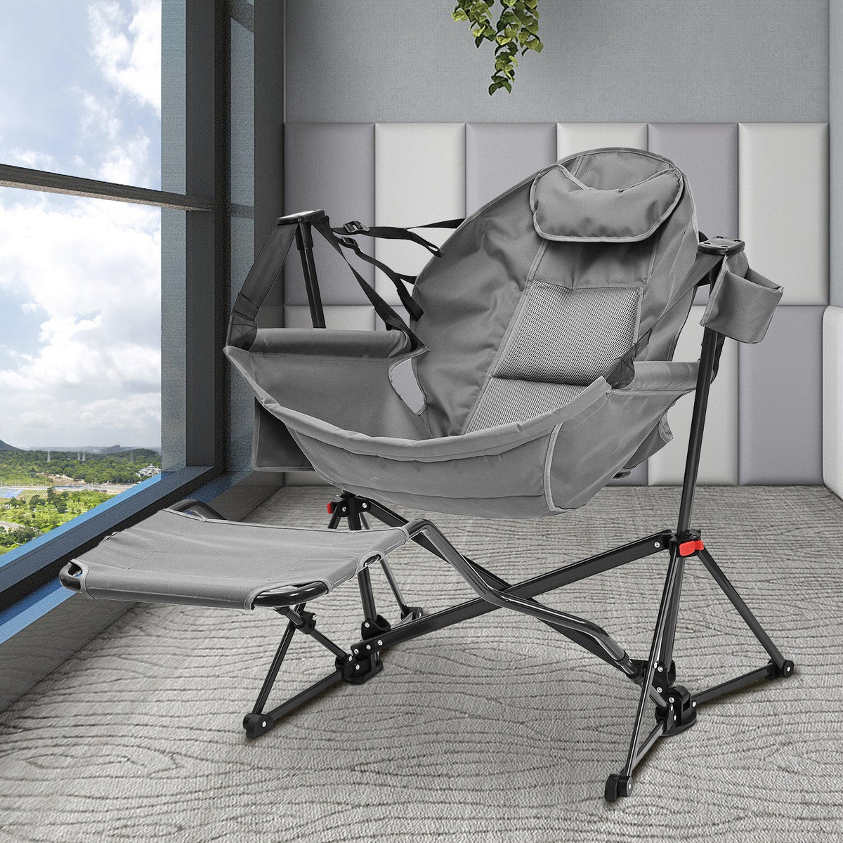 Ainfox Hammock Camping Chair for Outdoor Patio & Poolside