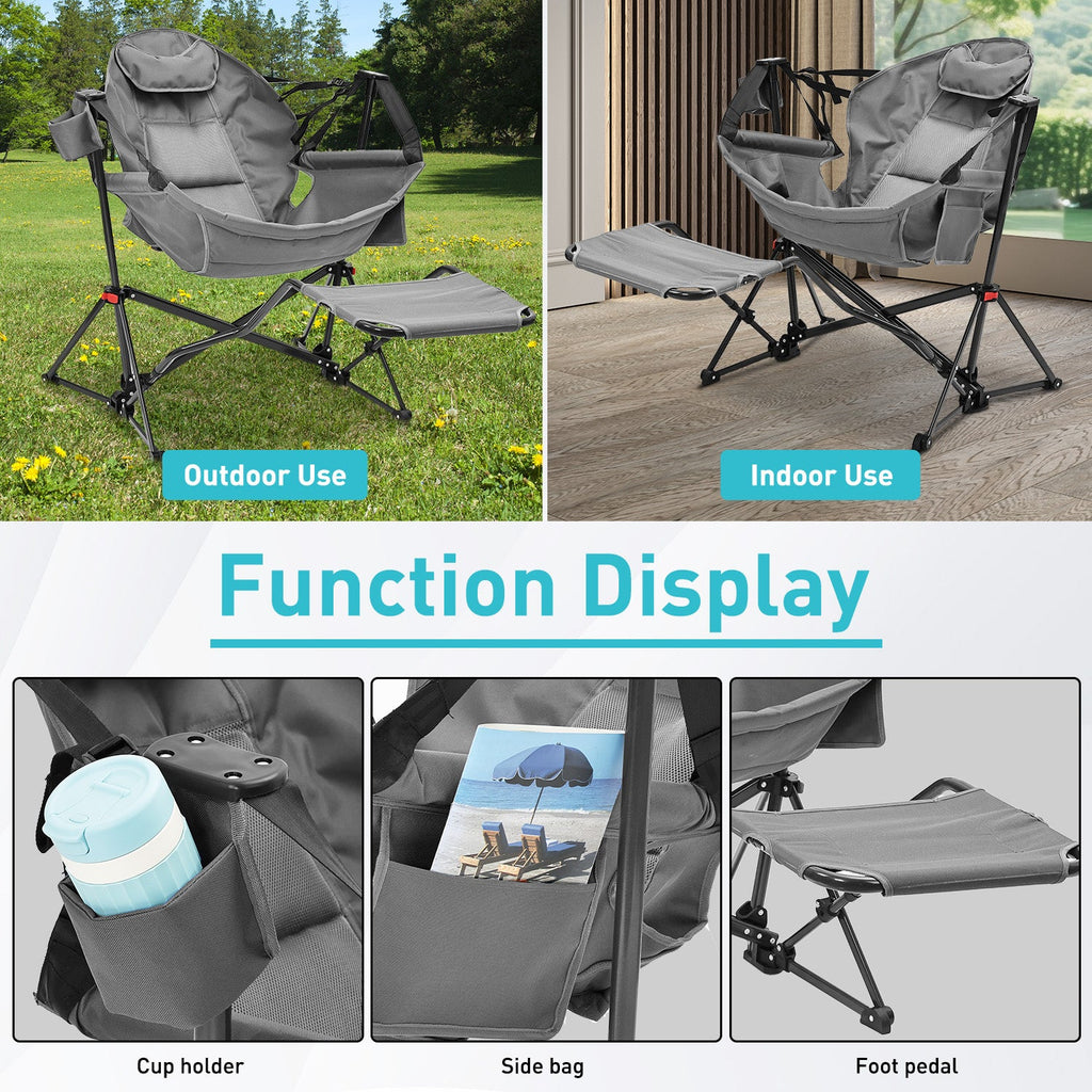 Ainfox Hammock Camping Chair for Outdoor Patio & Poolside