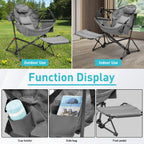 Ainfox Hammock Camping Chair for Outdoor Patio & Poolside