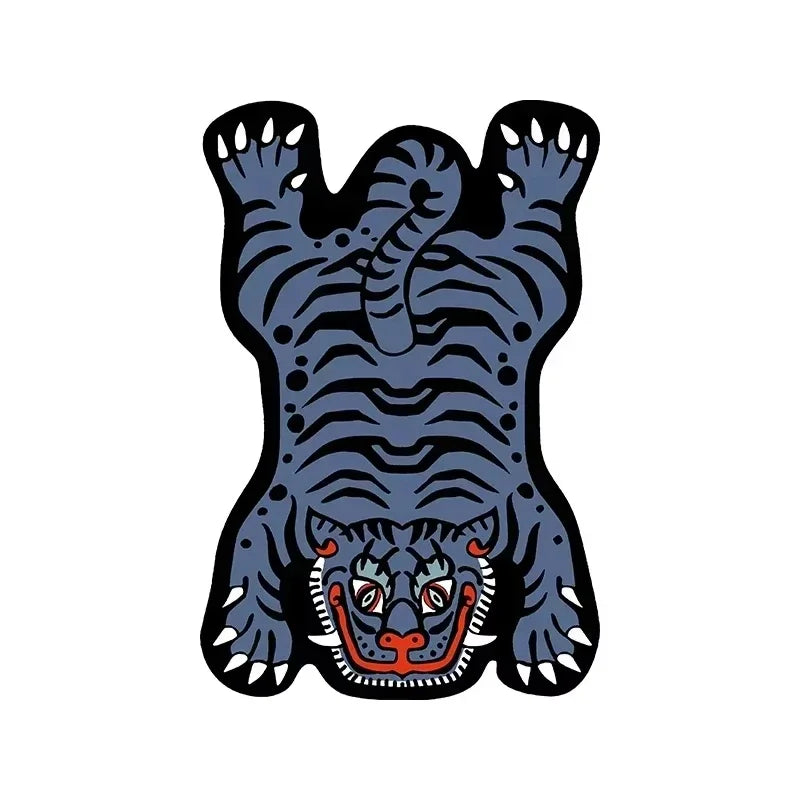 VIKAMA Cartoon Tiger Carpet - Durable and Easy to Clean Home Decor