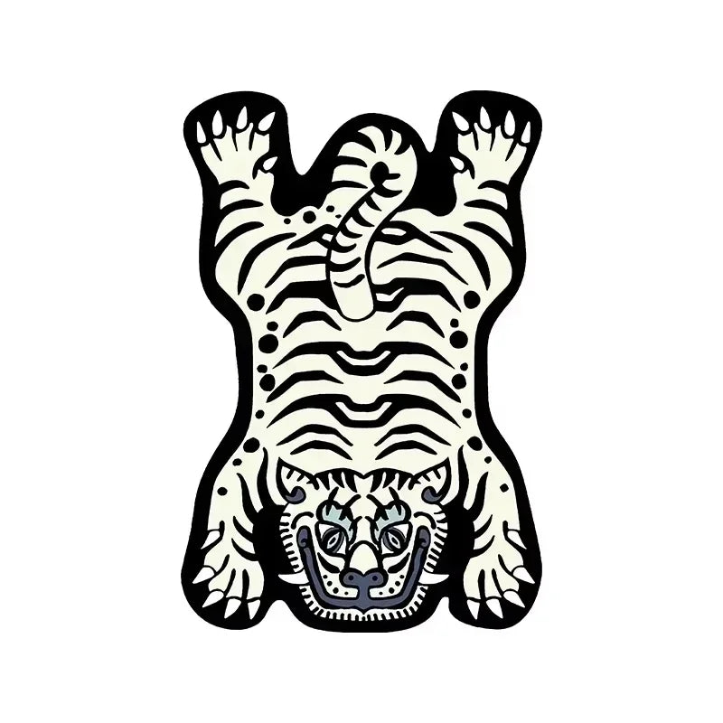 VIKAMA Cartoon Tiger Carpet - Durable and Easy to Clean Home Decor
