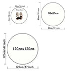 Round Persian Carpet: Living Room, Kitchen, Bedroom or Bathroom, Gift