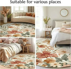 Round Persian Carpet: Living Room, Kitchen, Bedroom or Bathroom, Gift