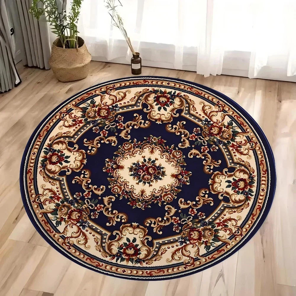 Round Persian Carpet: Living Room, Kitchen, Bedroom or Bathroom, Gift