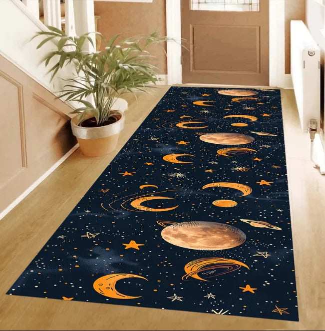 Rug Runner Sci-Fi Home Decor for Movie Fans, Inspired Floor Art, Home Decoration