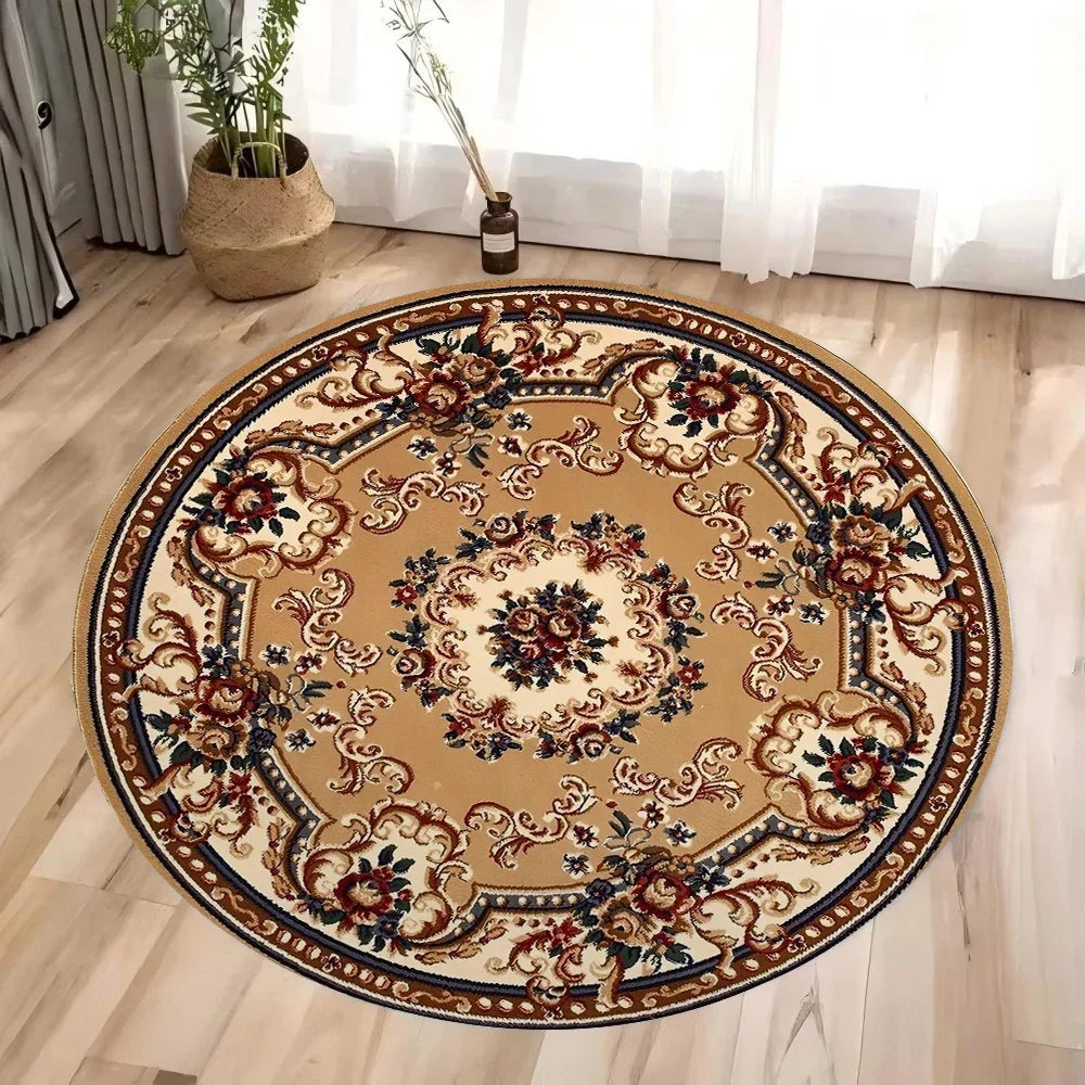 Round Persian Carpet: Living Room, Kitchen, Bedroom or Bathroom, Gift