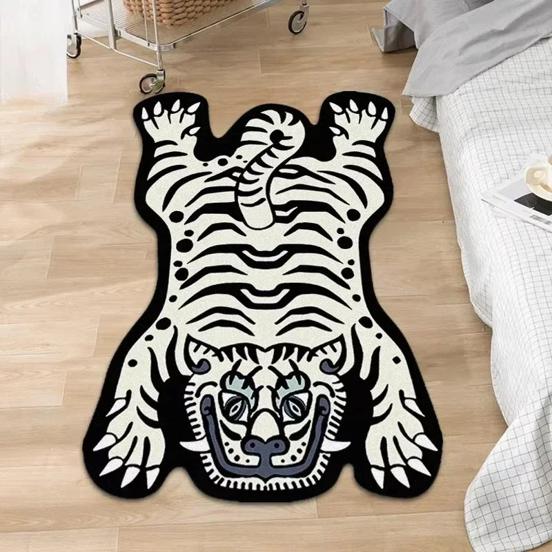 VIKAMA Cartoon Tiger Carpet - Durable and Easy to Clean Home Decor