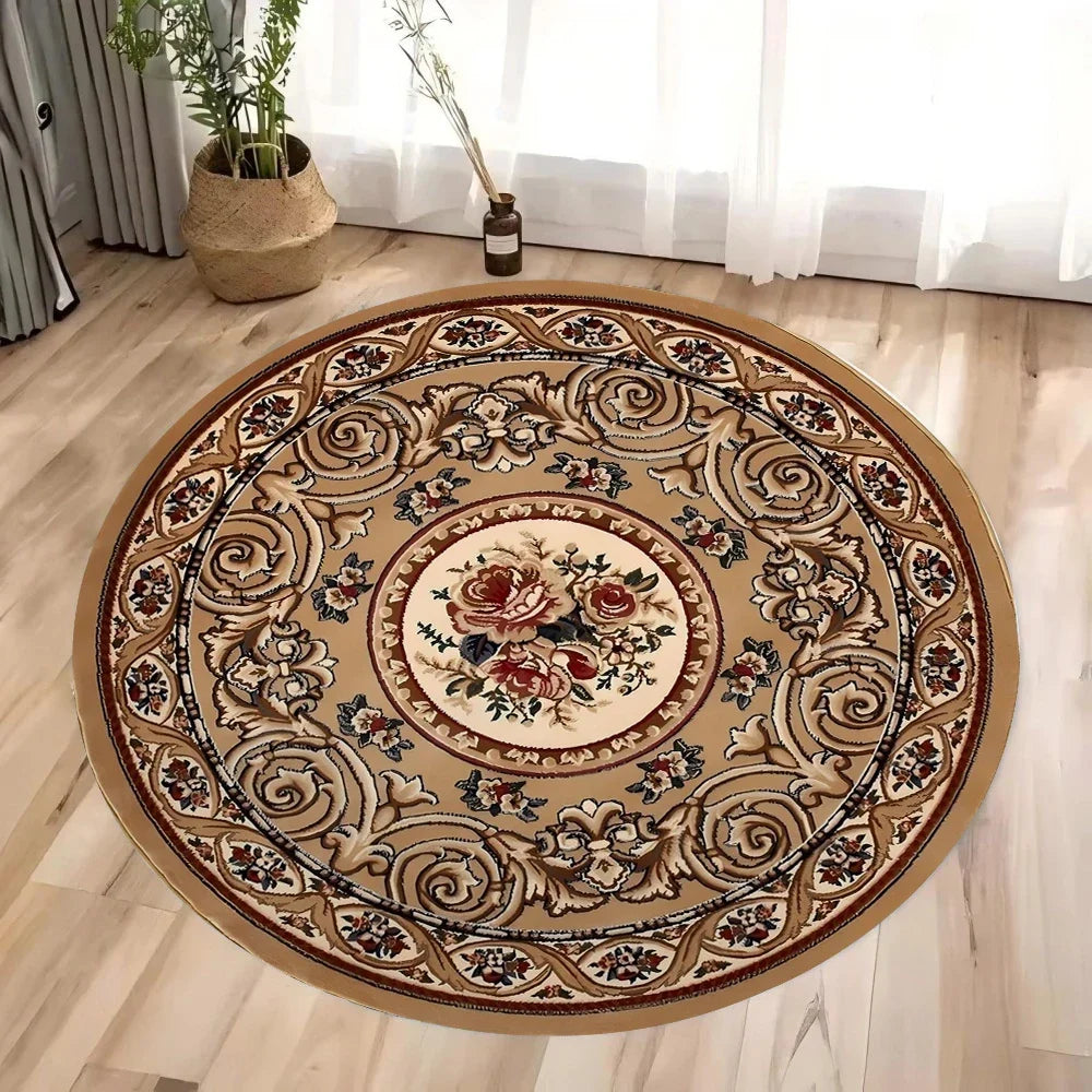 Round Persian Carpet: Living Room, Kitchen, Bedroom or Bathroom, Gift