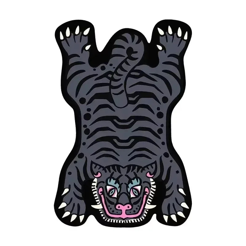 VIKAMA Cartoon Tiger Carpet - Durable and Easy to Clean Home Decor