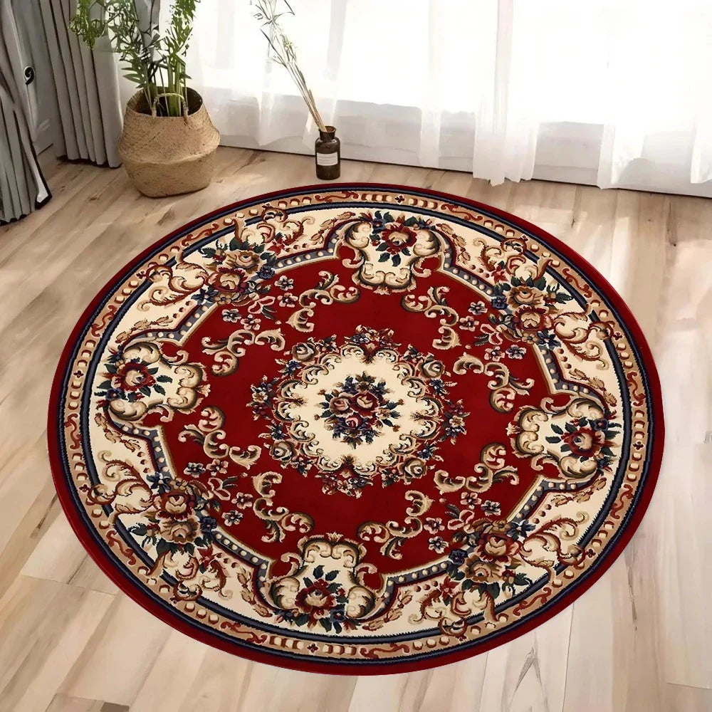 Round Persian Carpet: Living Room, Kitchen, Bedroom or Bathroom, Gift