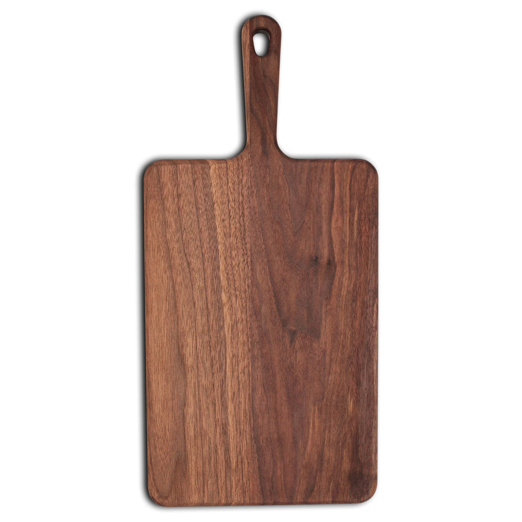 Walnut Cutting Board and/or Charcuterie Board With Handle, 100% Handmade in the USA