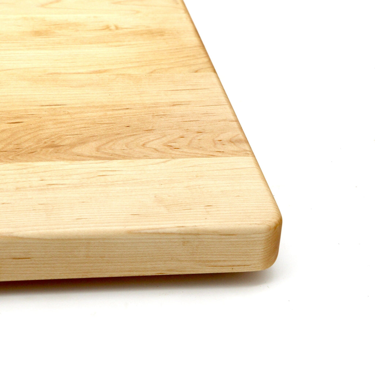 1.25” Thick Extra Large Butcher Block Cutting Board With Rubber Feet.
