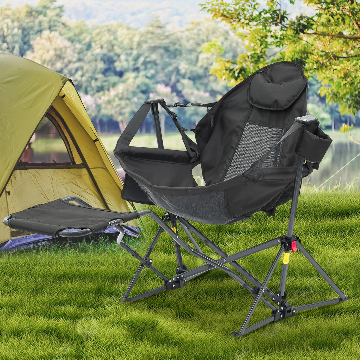 Ainfox Hammock Camping Chair for Outdoor Patio & Poolside